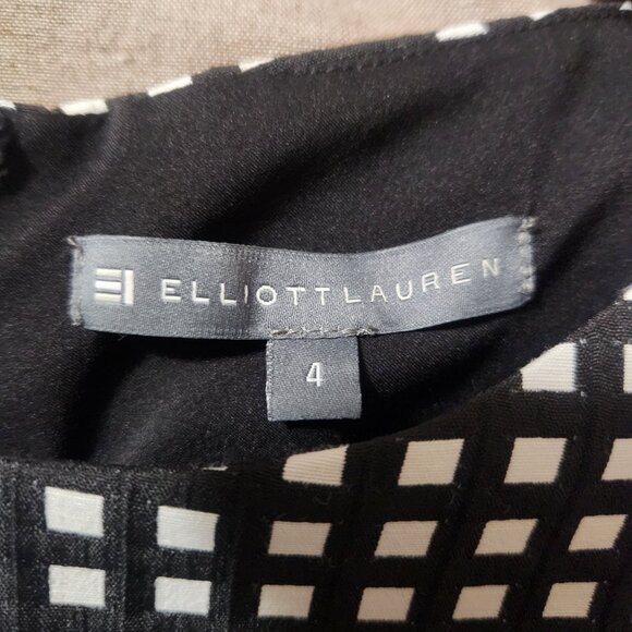 Elliott Lauren sleeveless black and white dress - Picture 5 of 6